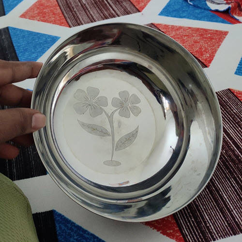 steel bowl for housewarming return gift